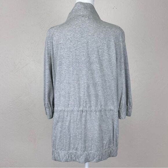NWT St. John Sport Loungewear Jacket and Pant Set in Heather Gray Melange M - Picture 5 of 16
